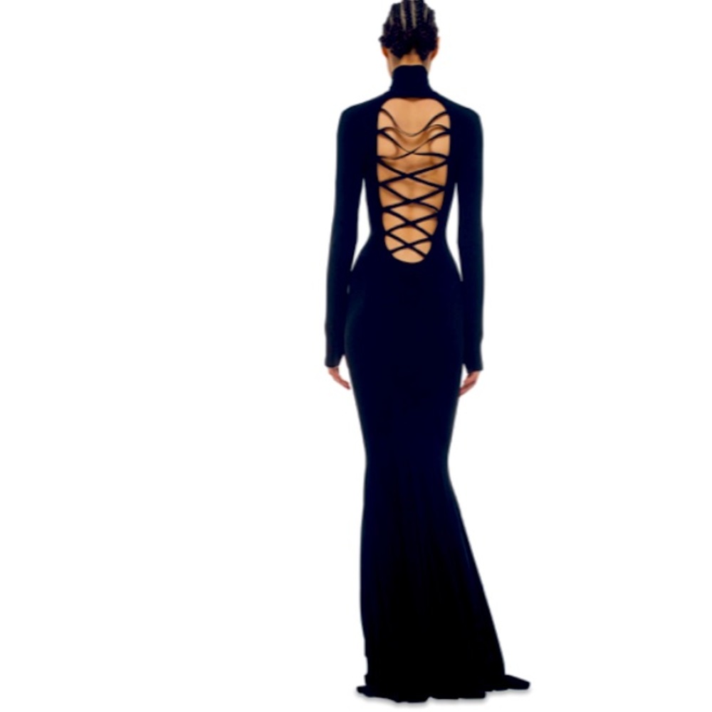 Norma Kamali TURTLE X FISHTAIL GOWN